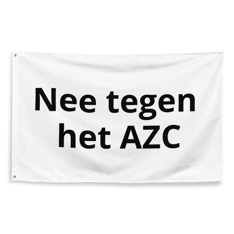 Vlag Nee tegen azc