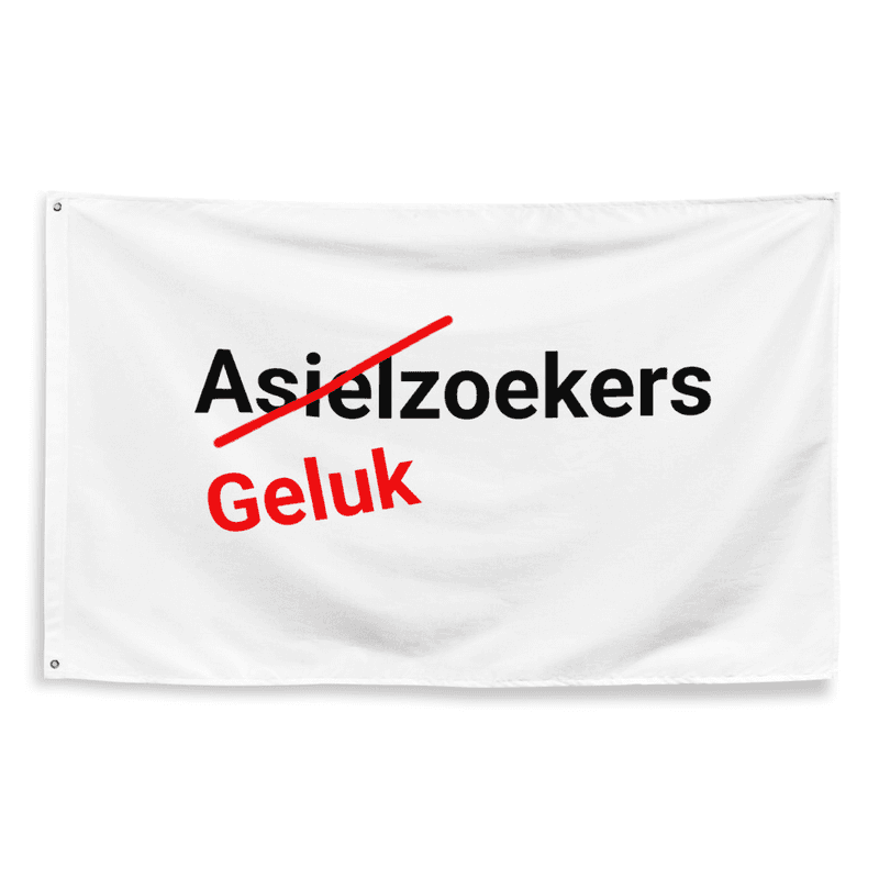 Vlag gelukzoekers